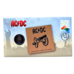 AC/DC For Those About To Rock (We Salute You) Postal Numismatic Cover Coin & Stamp Folder Set 6500 Limited